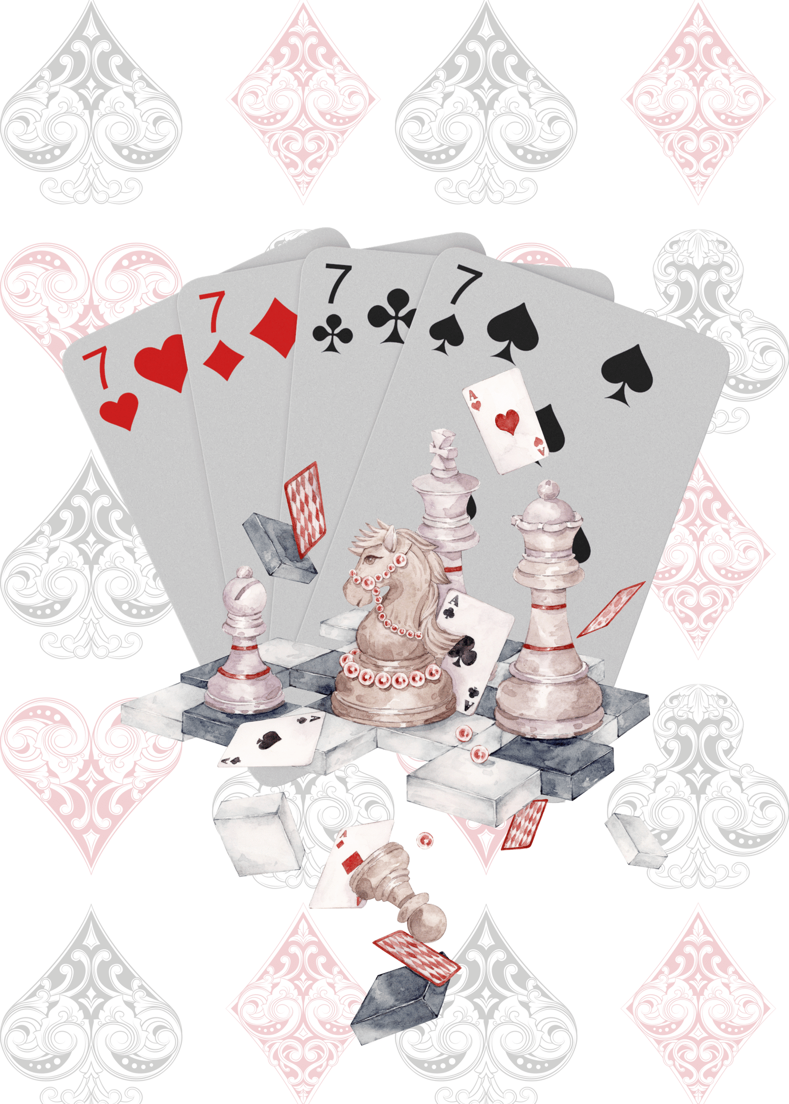 777 lucky cards Lucky Cards Özel Tasarım Poster | Tablo