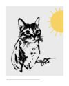 Çizgisel Pet Portre Çizgisel Poster | Tablo