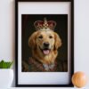 Kral Köpek Pet Portre Kral Köpek Pet Portre Poster | Tablo