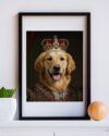 Kral Köpek Pet Portre Kral Köpek Pet Portre Poster | Tablo