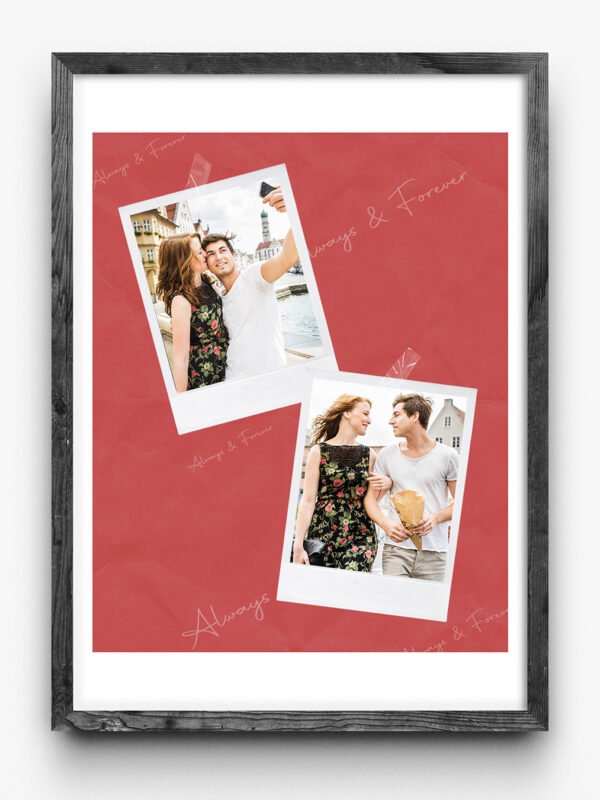 Artboard 4 Sevgiliye Özel Always & Forever Tablo, Kutlama | Doğum Günü | Yıl Dönümü | Sevgililer Günü Poster