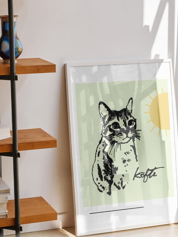 Artboard 6 Pet Portre Çizgisel Poster | Tablo