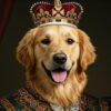kral köpek Kral Köpek Pet Portre Poster | Tablo