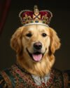 kral köpek Kral Köpek Pet Portre Poster | Tablo