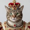 kraliçe kedi Kraliçe Kedi Pet Portre Poster | Tablo