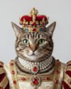 kraliçe kedi Kraliçe Kedi Pet Portre Poster | Tablo