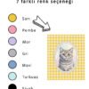 pet portrait cartoon 7 renk Cartoon Pet Portre Poster | Tablo