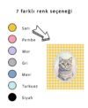 pet portrait cartoon 7 renk Cartoon Pet Portre Poster | Tablo