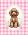 pet portrait cartoon pembe Cartoon Pet Portre Poster | Tablo